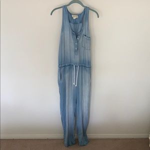 cloth & stone chambray romper/jumpsuit